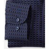 OLYMP - Level 5 - Overhemd - Rookblauw - Body Fit, Twill, Easy Iron