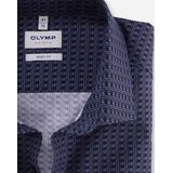OLYMP - Level 5 - Overhemd - Rookblauw - Body Fit, Twill, Easy Iron