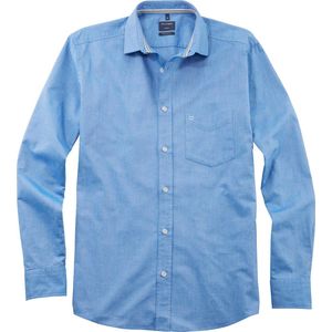 OLYMP - Casual Regular Fit - Overhemd - Bleu - Strijkvriendelijk