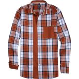 OLYMP - Casual Overhemd - Bruin - Katoen - Regular Fit