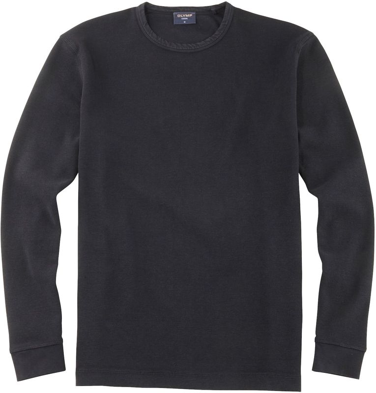 OLYMP - Vrijetijdshemd - Zwart - Katoen - Modern Fit