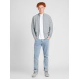 OLYMP Casual - Vest - Grijs - Katoen