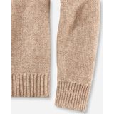 OLYMP - Casual - Pullover - Beige - Wol met Katoenmengsel