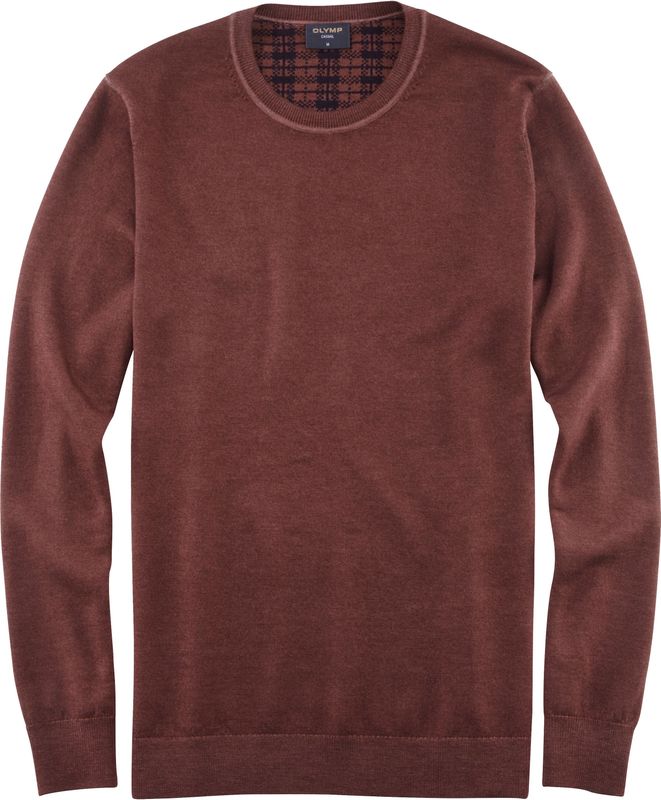 OLYMP - Casual - Pullover - Barolo - Wolmengsel