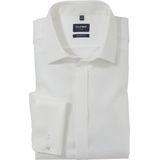 OLYMP Luxor modern fit overhemd twill lichtbeige Strijkvrij Boord