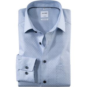 OLYMP - Overhemd - Lichtblauw - Comfort Fit - Strijkvrij