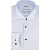 Olymp - Business Overhemd - Lichtblauw - Katoen - Extra Slanke Fit