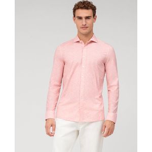 OLYMP - 24/7 Level 5 Body Fit - Overhemd - Groen Melange - Strijkvriendelijk