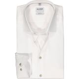 MARVELIS - Heren Overhemd - Wit - Poplin - Lange Mouwen