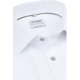 MARVELIS - Heren Overhemd - Wit - Poplin - Lange Mouwen