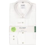 MARVELIS - Heren Overhemd - Wit - Poplin - Lange Mouwen