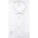 MARVELIS - Heren Overhemd - Wit - Poplin - Lange Mouwen
