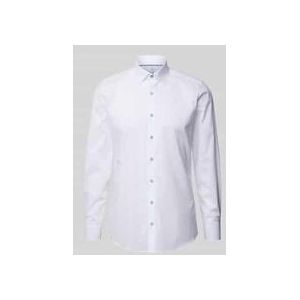 OLYMP - Level 5 - Overhemd - Wit - Body Fit, Popeline, Lange Mouwen, Easy Iron