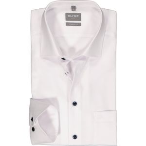 OLYMP comfort fit overhemd, structuur, wit
