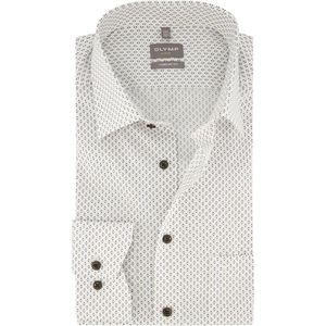 Olymp - Luxor Overhemd - Wit - Katoen - Comfort Fit