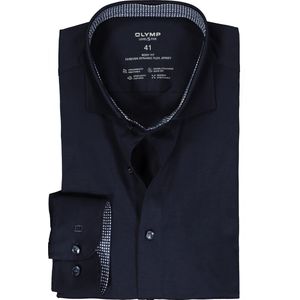 Overhemd - Blauw - Katoen - Kent Kraag - Lange Mouwen