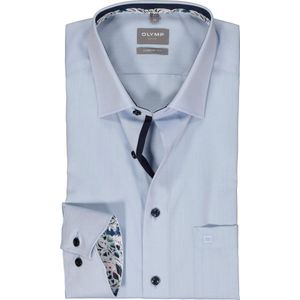 OLYMP - Comfort Fit - Overhemd - Lichtblauw - Popeline