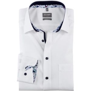 OLYMP comfort fit overhemd, popeline, wit