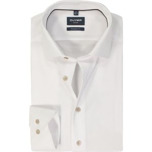 OLYMP - Overhemd - Wit - Katoen - Modern Fit - Extra Lange Mouwen