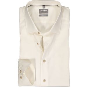 OLYMP comfort fit overhemd, structuur, beige