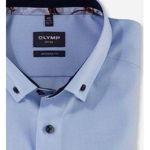OLYMP - Modern Fit - Overhemd - Lichtblauw - Oxford