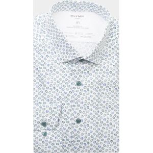 Olymp - Luxor - Overhemd - Groen - Katoenmix