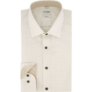 Olymp - Level Five - Overhemd - Beige - Katoen