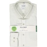 OLYMP Level 5 Overhemd - Structuur - Olijfgroen - Strijkvriendelijk