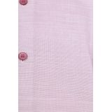 OLYMP - Paars Effen Overhemd - Katoen - Kent Kraag - Lange Mouwen