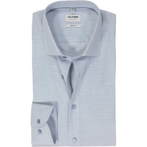 OLYMP - Level Five - Overhemd - Rookblauw - Comfort-Stretchkwaliteit