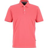 OLYMP - Casual - Poloshirt - Roze - Korte Mouwen - Pique Stof