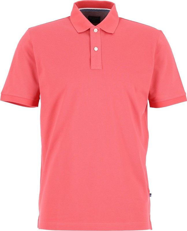 OLYMP - Casual - Poloshirt - Roze - Korte Mouwen - Pique Stof