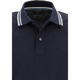 OLYMP - Casual - Poloshirt - Marine Blauw - Modern Fit
