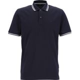 OLYMP - Casual - Poloshirt - Marine Blauw - Modern Fit