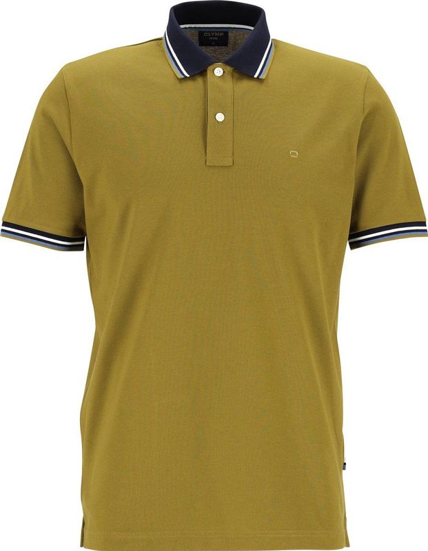 OLYMP Polo Casual - modern fit polo - olijfgroen