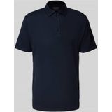 OLYMP Polo Casual - modern fit polo - marine blauw