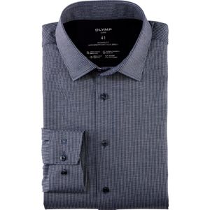 OLYMP - 24/7 Modern Fit - Overhemd - Marine Blauw - Mouwlengte 7 - Strijkvriendelijk