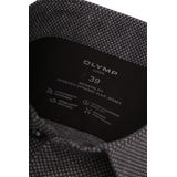 OLYMP - 24/Seven - Overhemd - Antraciet - Modern-Fit, Katoen/Polyester/Stretch