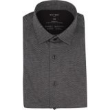 OLYMP - 24/Seven - Overhemd - Antraciet - Modern-Fit, Katoen/Polyester/Stretch