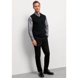 Olymp - Overhemd - Zwart - Katoen/Elastaan - Regular Fit