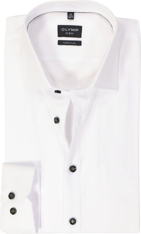 Olymp - Overhemd - Blauw - Katoen/Elastaan - Extra Slim Fit