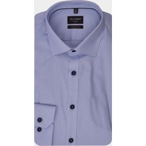 OLYMP - No. 6 - Overhemd - Lichtblauw - Strijkvriendelijk - Kent Kraag