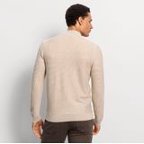 OLYMP - Gebreid Vest - Beige - Katoen - Sportieve Casual Look
