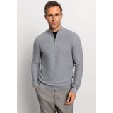 OLYMP - Modern Fit - Heren Trui - Blauw - 100% Katoen