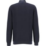 OLYMP - Trui - Blauw - 100% Katoen - Licht Getailleerd