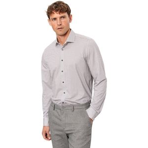 Olymp - Level Five - Overhemd - Beige - Katoen/Elastaan - Extra Slanke Fit