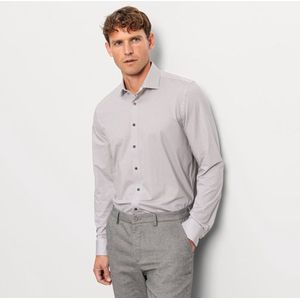 Olymp - Level Five - Overhemd - Beige - Katoenmix - Extra Slank Fit