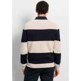 OLYMP - Casual Polo - Gebroken Wit - 45% Wol/43% Katoen/12% Nylon