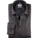 OLYMP Level 5 Overhemd - Olijfgroen - Slim-Fit - Lange Mouw