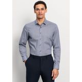 Olymp - Level 5 - Overhemd - Blauw - Katoen/Elasthaan